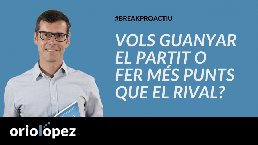 Vols guanyar el partit o fer més punts que el rival?