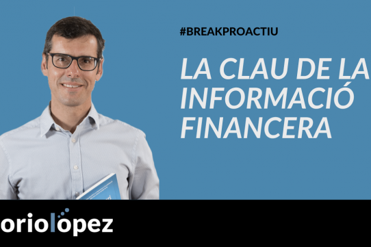 La clau de la informació financera